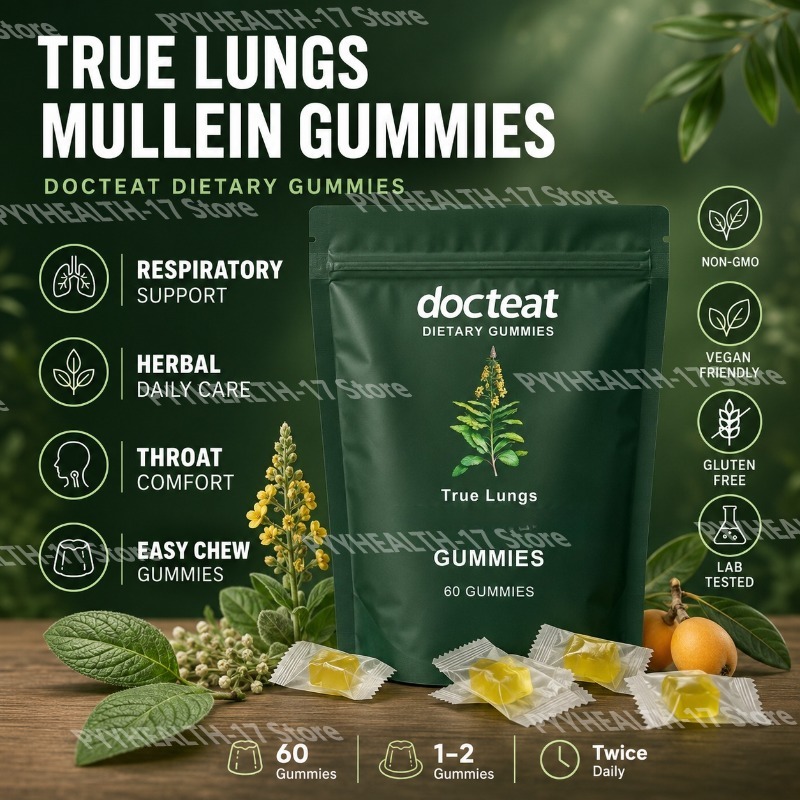 Docteat True Lungs Herbal Gumm - Herbal Wellness Formula recension och pris