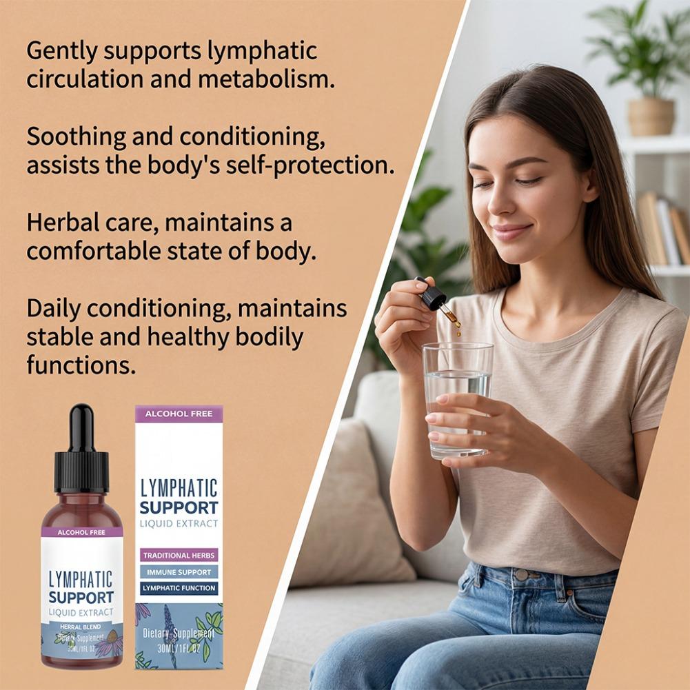 30ml Lymphatic Herbal Drops wi - Herbal Wellness Formula recension och pris