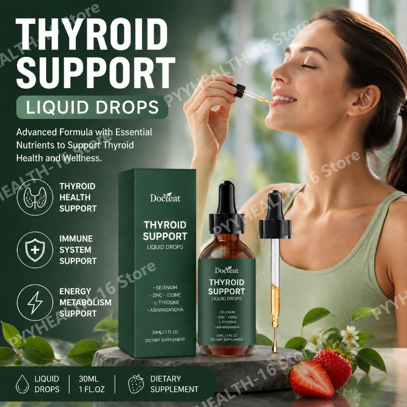 Docteat Thyroid Support Liquid - Herbal Wellness Formula recension och pris